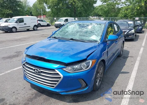 2018 Hyundai Elantra Value Edition из США, поврежденный, VIN 5NPD84LF0JH381015